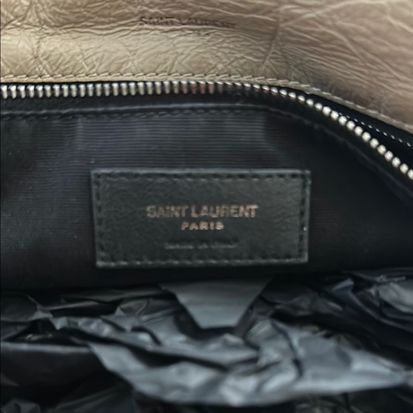 YSL Tan Shoulder Bag with Chain Strap - Picture 8 of 15